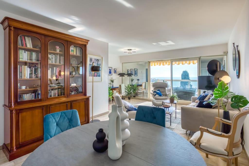 L11 Claire Fontaine Sea View 2 Bdr Ac Parking Swiming Pool *