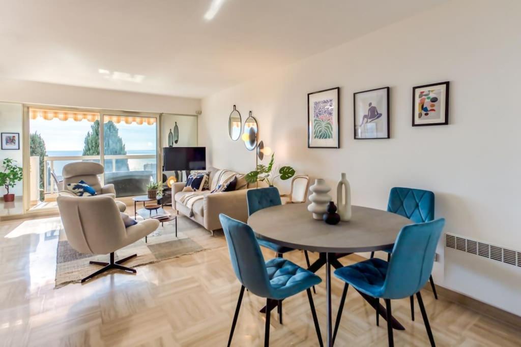 L11 Claire Fontaine Sea View 2 Bdr Ac Parking Swiming Pool * Nizza
