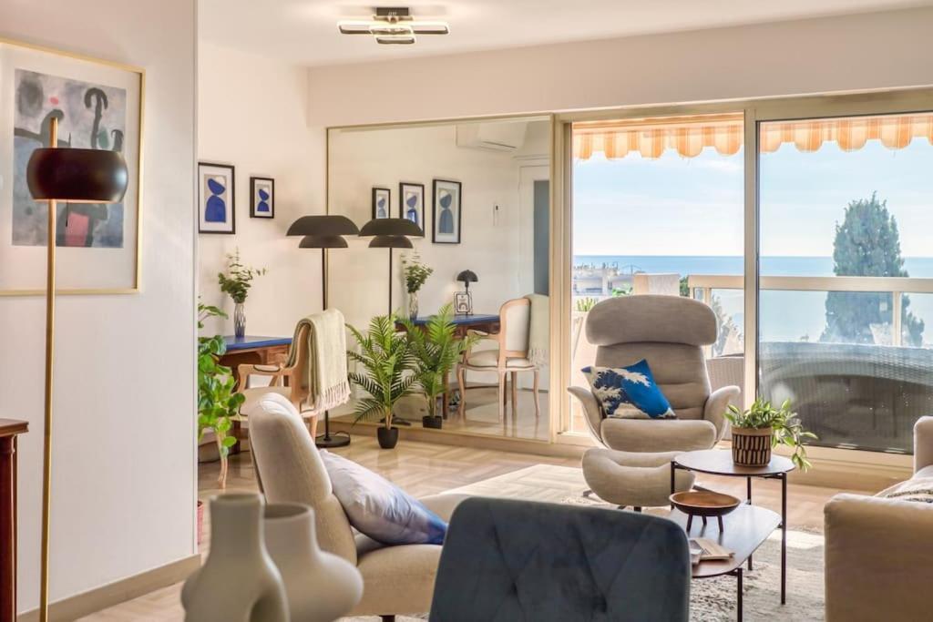 Apartment L11 Claire Fontaine Sea View 2 Bdr Ac Parking Swiming Pool